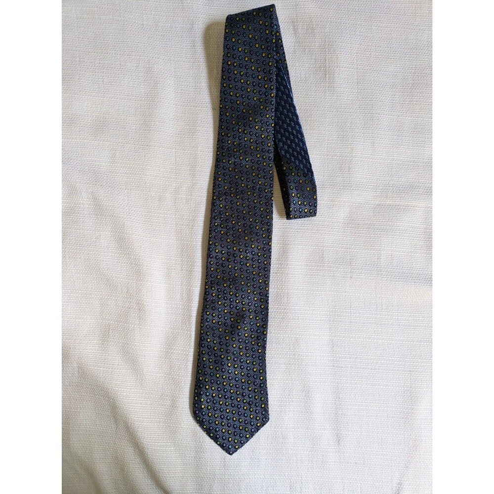 Robert Graham 100% Silk Blue Microdot Tie